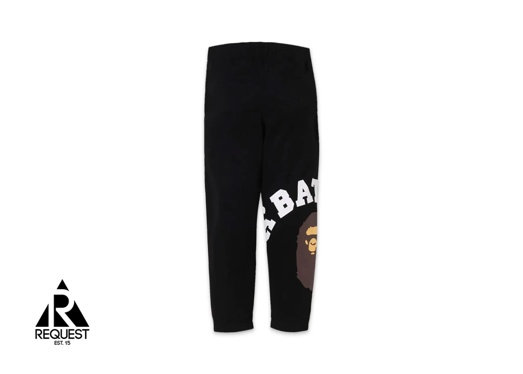 BAPE Giant College Sweatpants "Black"
