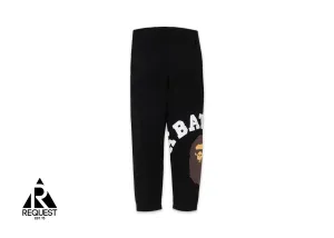 BAPE Giant College Sweatpants "Black"