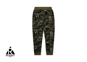 BAPE Multi Shark Camo Sweatpants "Green"