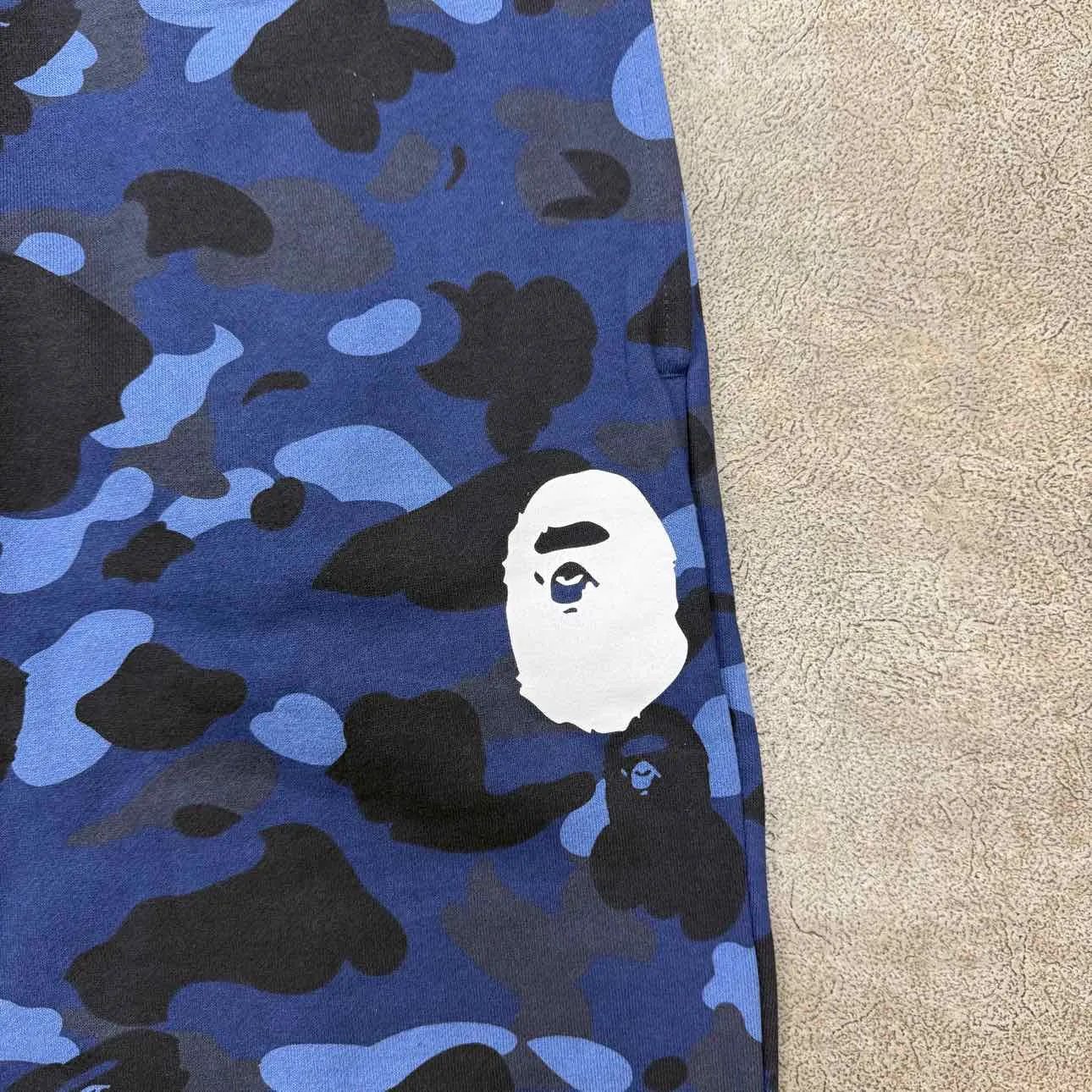 Bape Sweatpants "BAPE HEAD" Blue New Size 2XL