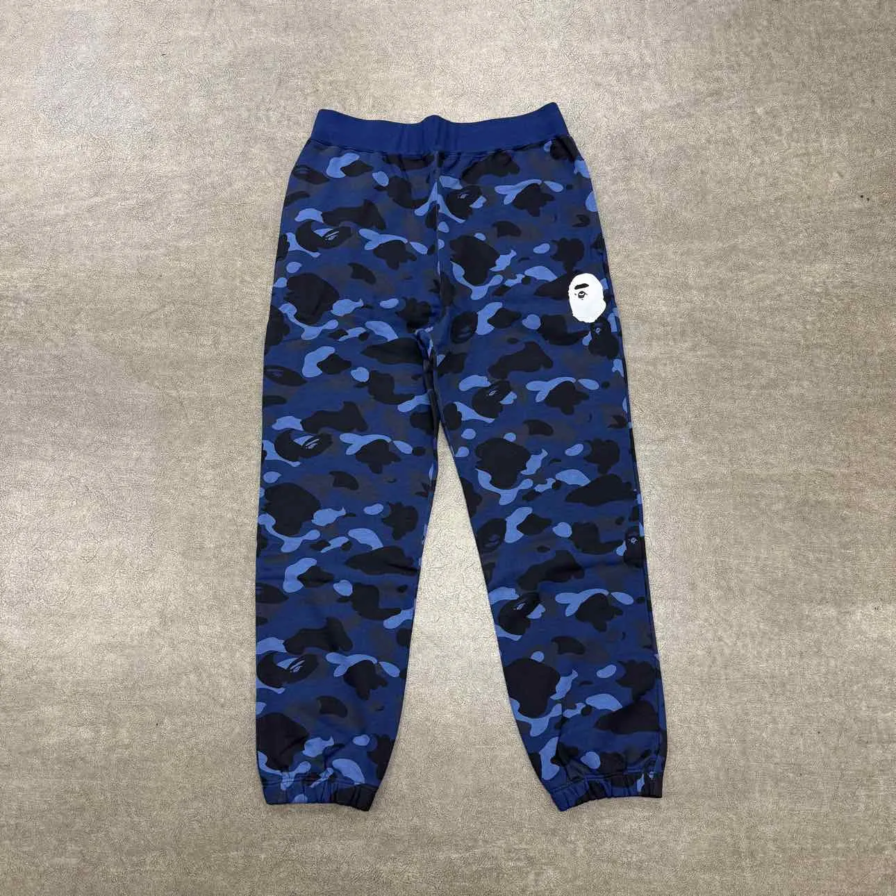 Bape Sweatpants "BAPE HEAD" Blue New Size 2XL
