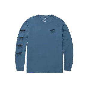 Be Cool Man Long Sleeve Tee - Dark Navy