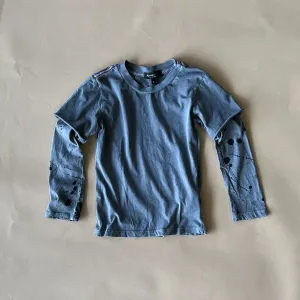 Beck-Splatter 2fer Tee | Steel