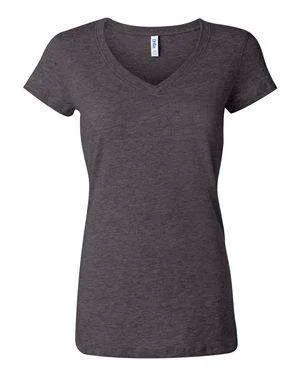 Bella   Canvas Women's Jersey V-Neck T-Shirt - 6005