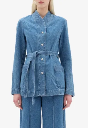 Belted Denim Jacket