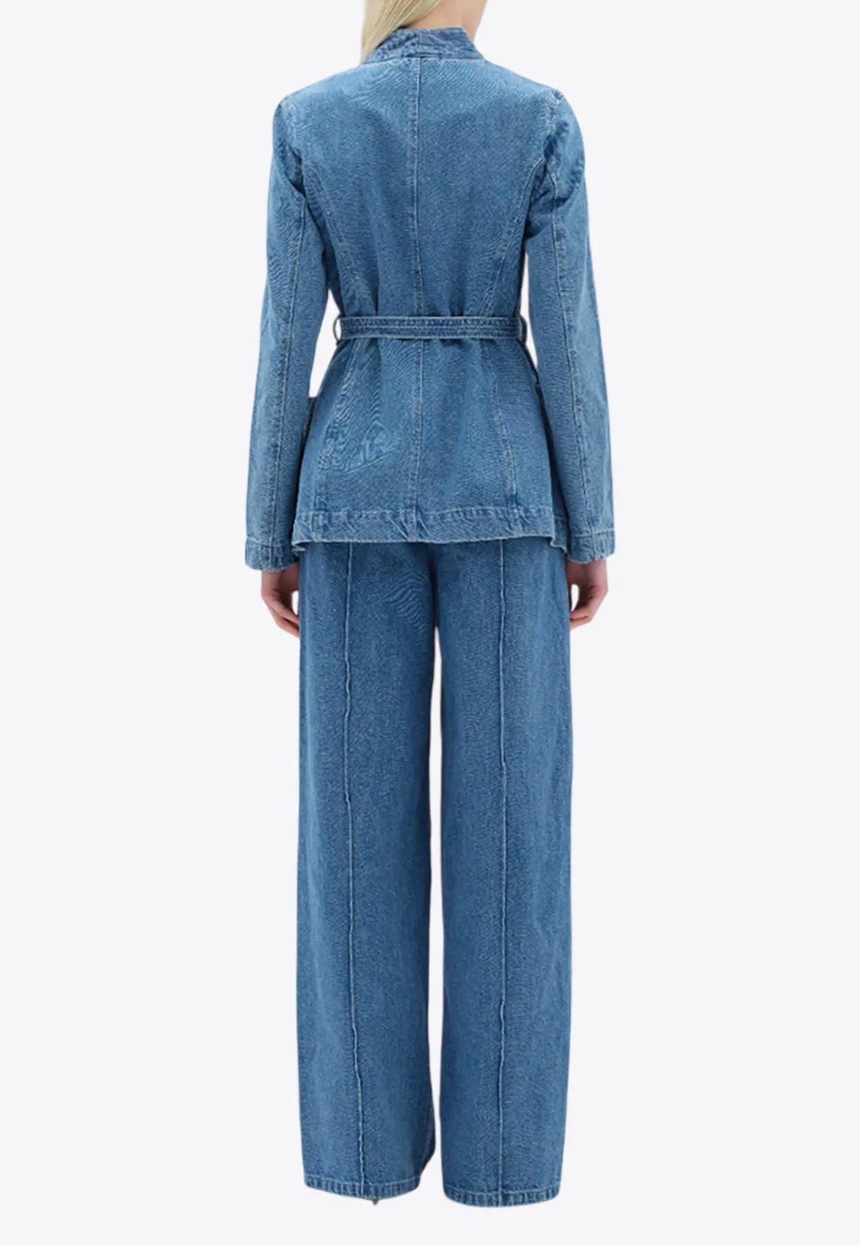 Belted Denim Jacket