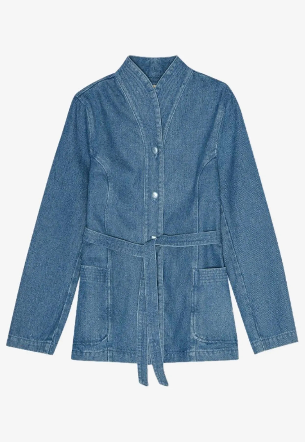Belted Denim Jacket