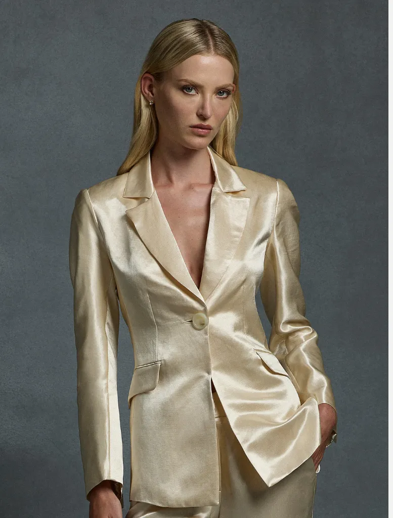 Bianca Blazer - Buttermilk