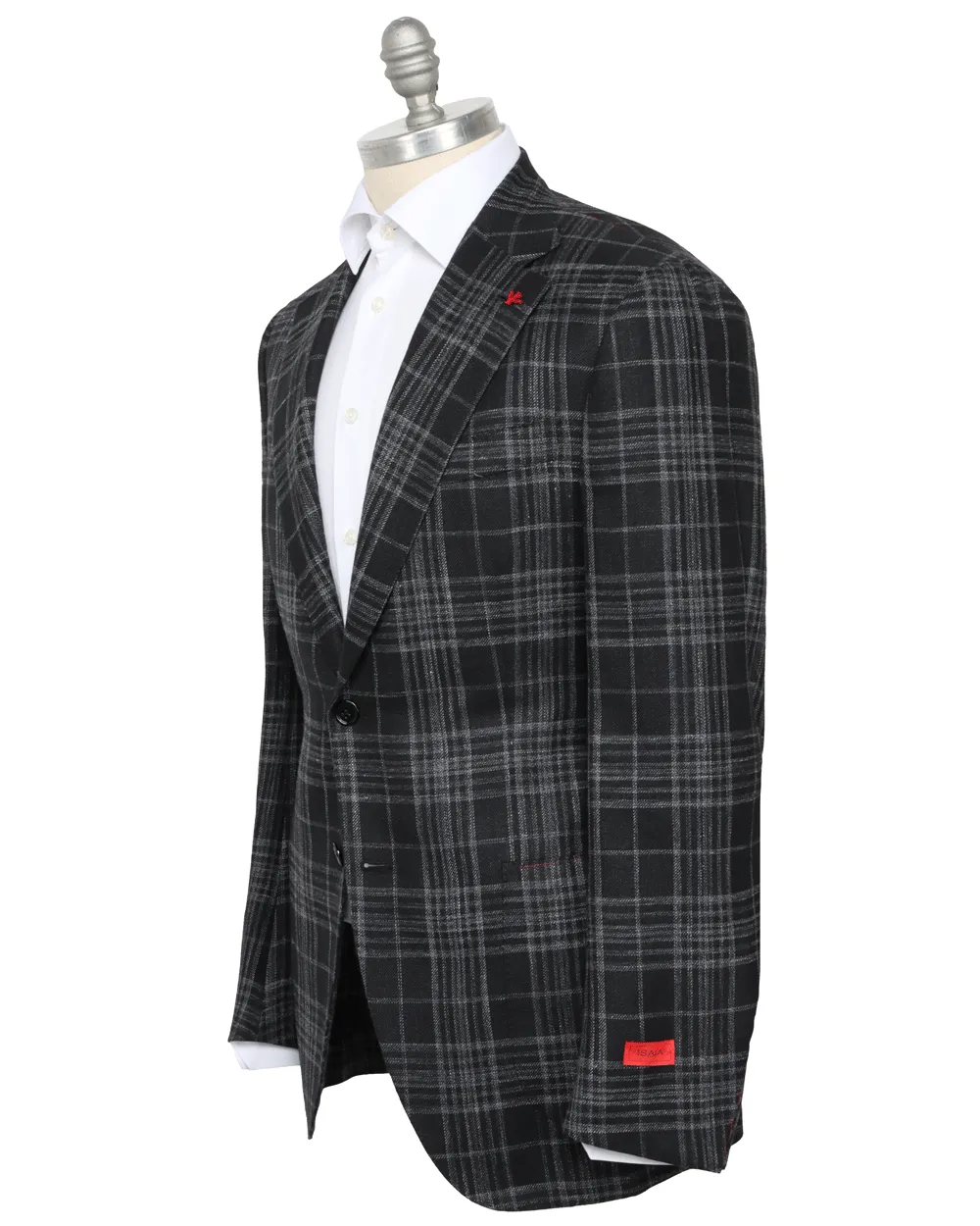 Black and Grey Glen Plaid Sportcoat