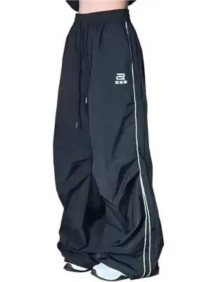 Black Parachute Pants