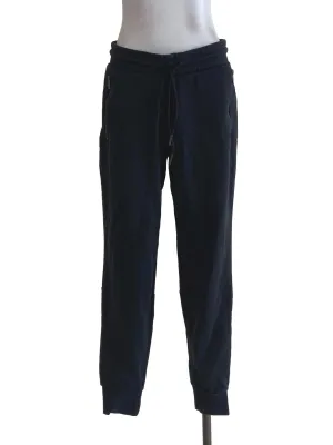 Black Plain Sweatpants