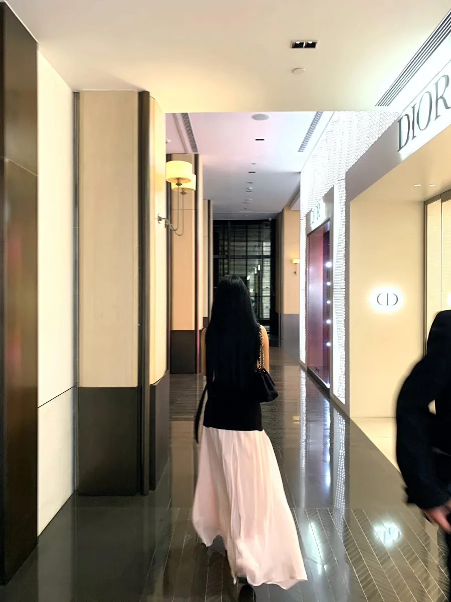 Black Vest with A-Line Skirt