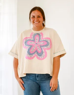 Blooming Personality Top in Cream