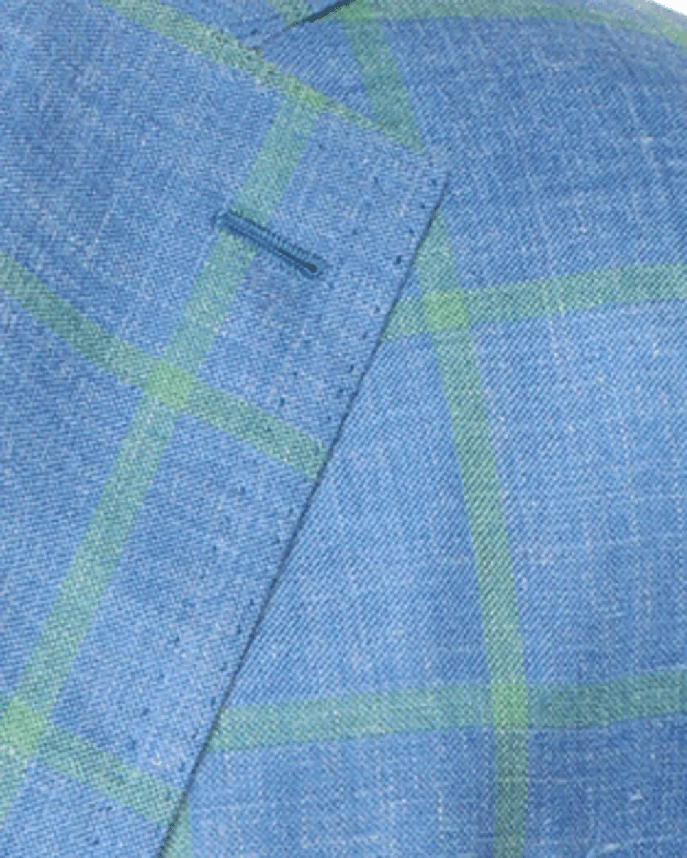 Blue and Green Windowpane Sportcoat