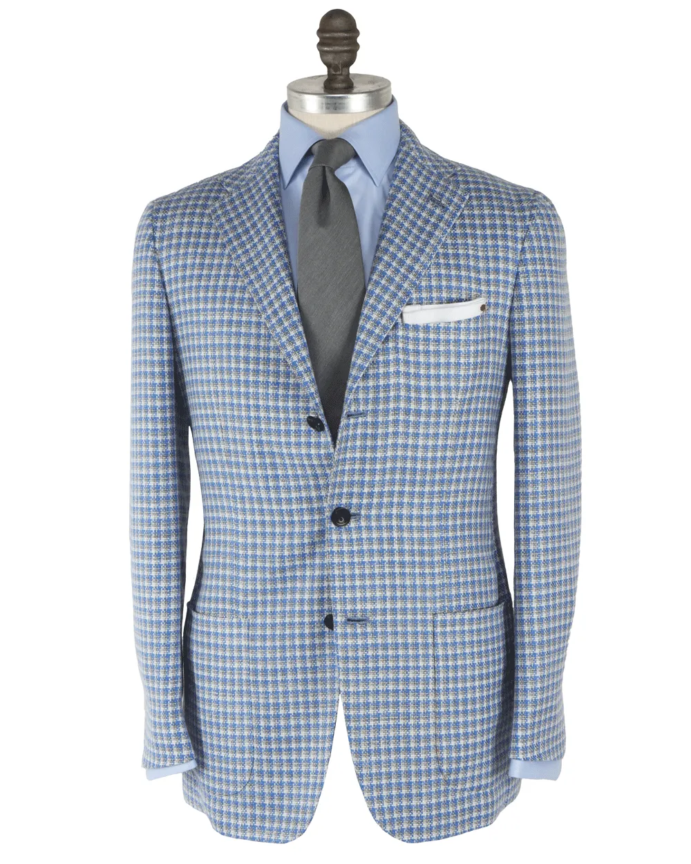 Blue and Grey Check Sportcoat