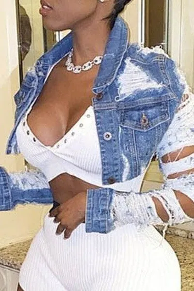 Bonnie Distressed Denim Jackets