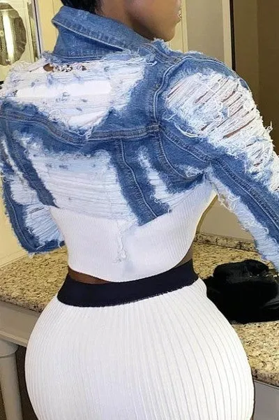 Bonnie Distressed Denim Jackets