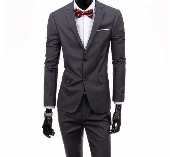 boutique men suit sets / Men's two button Blazers suit vest jacket pants