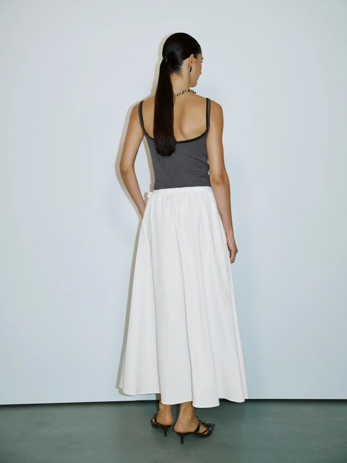 Bow Decor A-Line Skirts