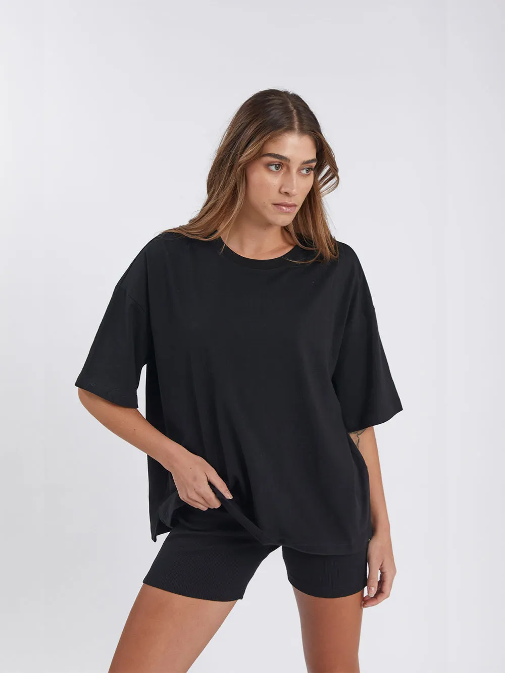 Boyfriend Tee - BLACK