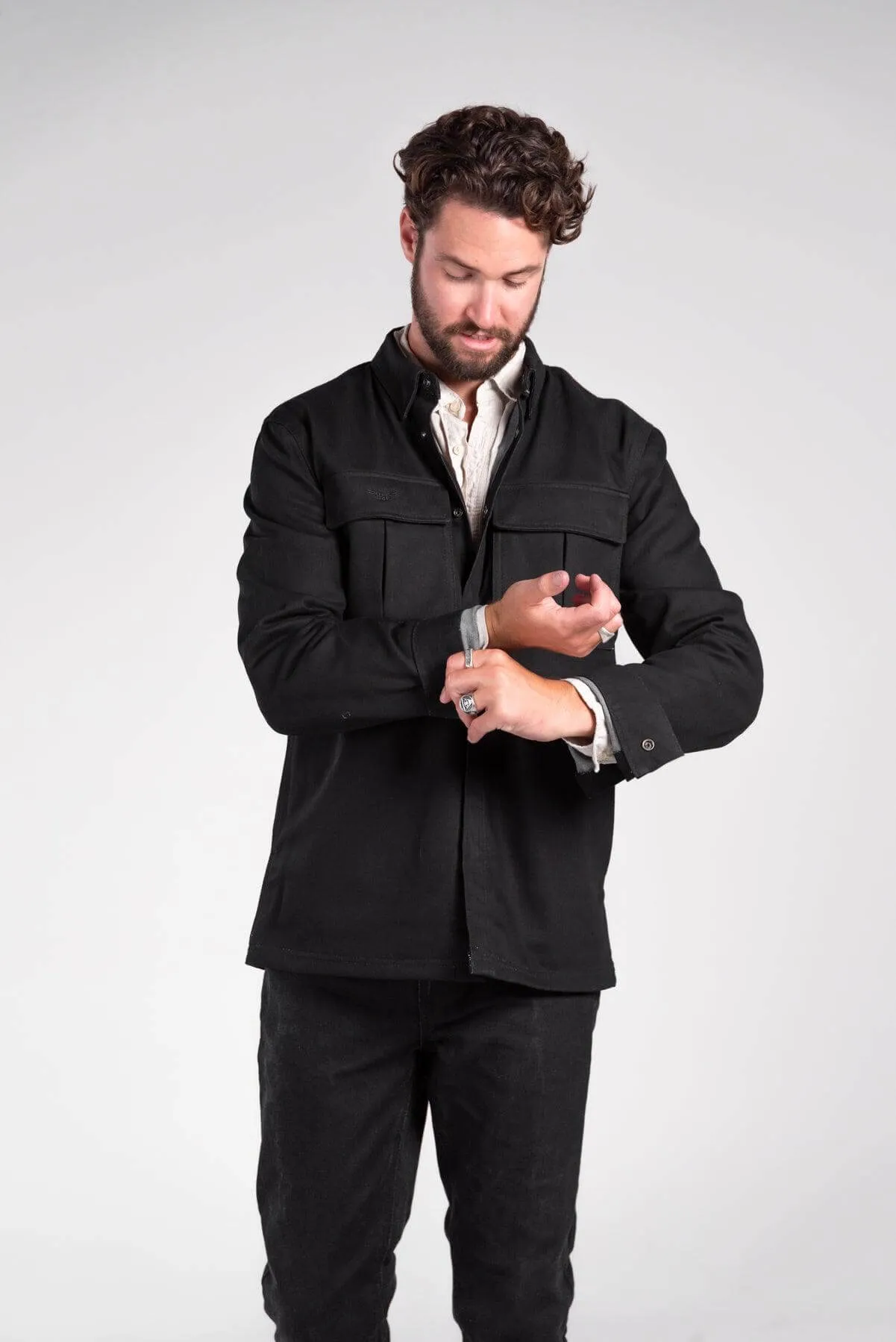 Brooklyn Reinforced Denim Motorcycle Shirt