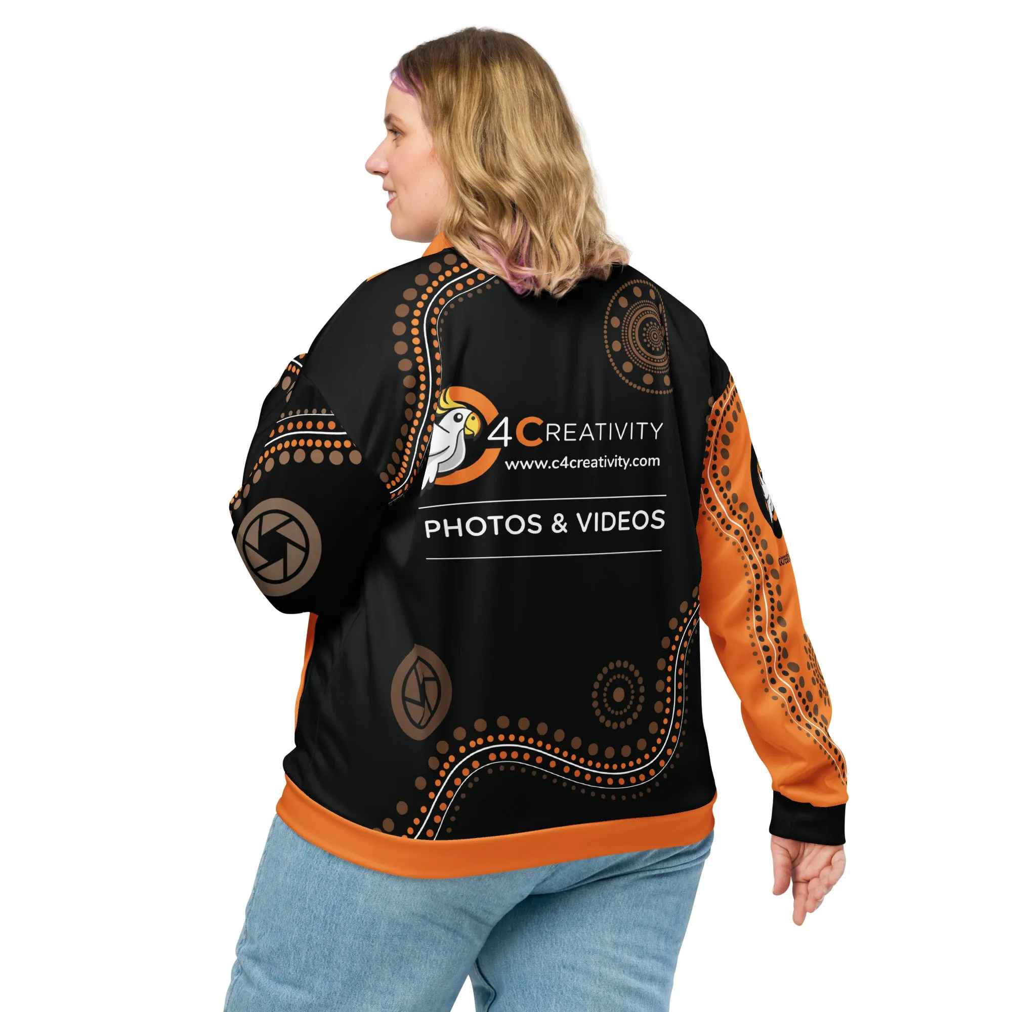 C4Creativity Custom Design Bomber Jacket