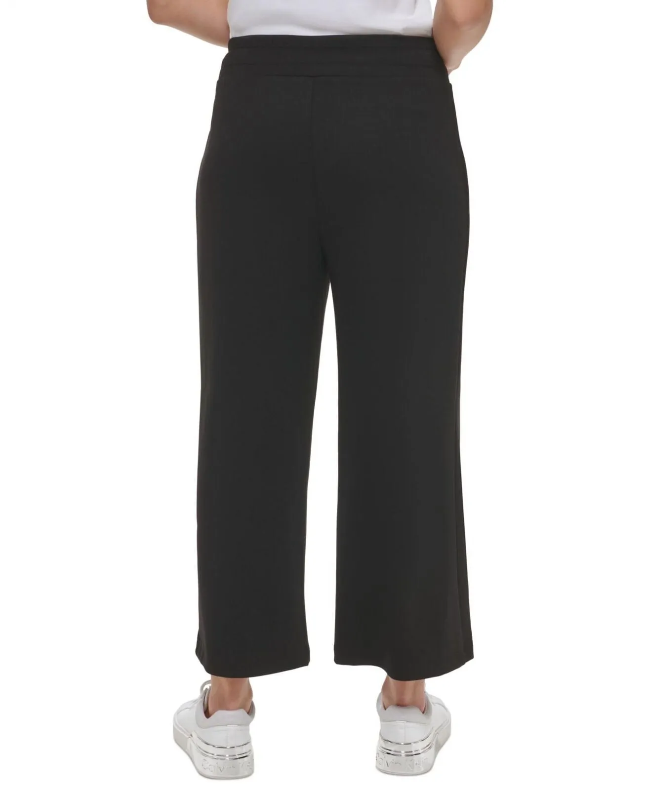 Calvin Klein Women's Satin Drawstring Sweatpants M2XFS829