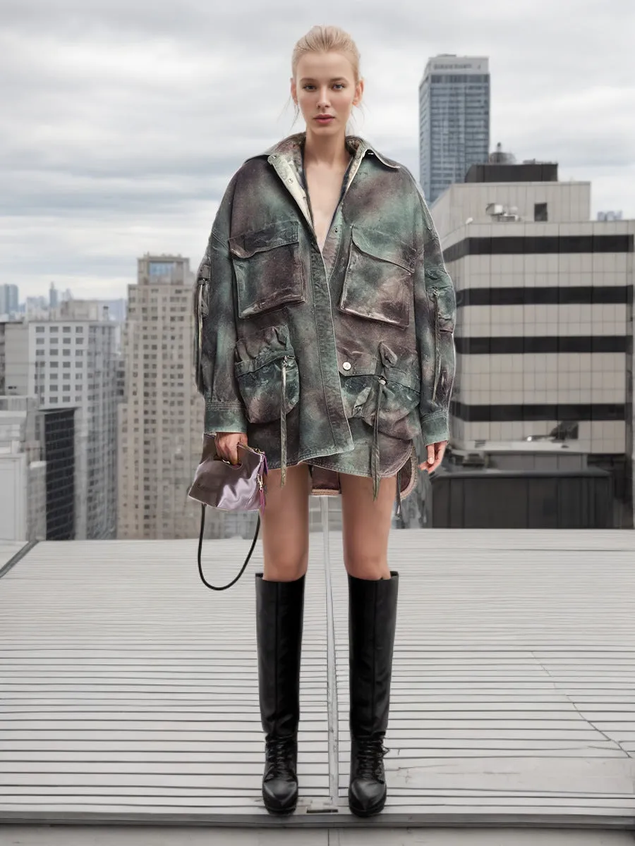 Camouflage Denim Jacket