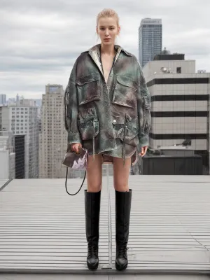 Camouflage Denim Jacket