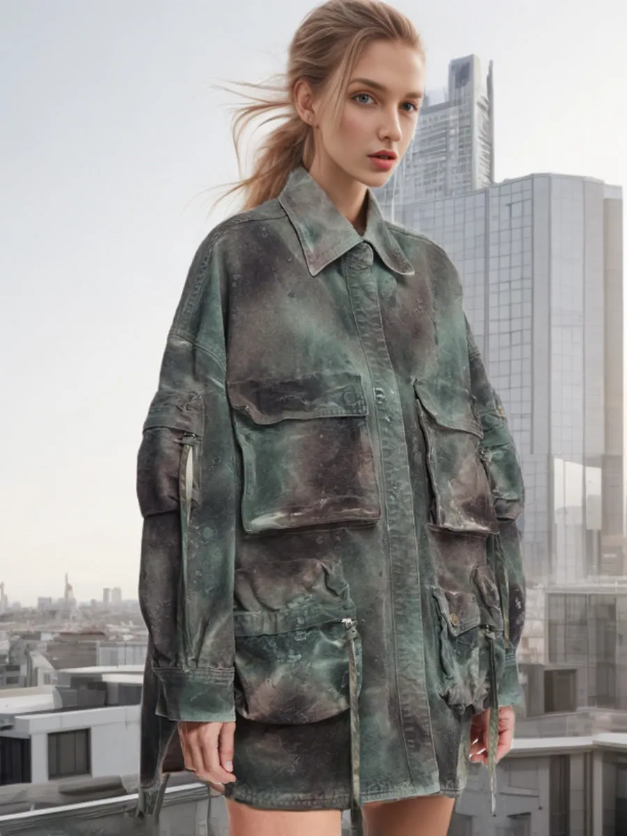 Camouflage Denim Jacket