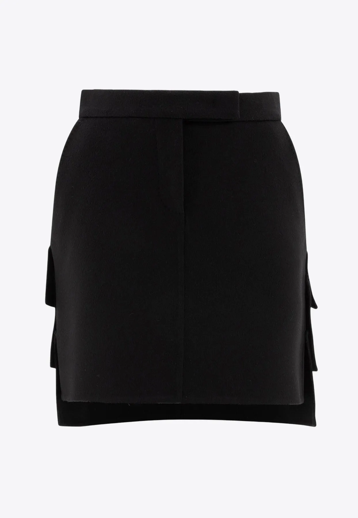 Caro Wool Mini Skirt