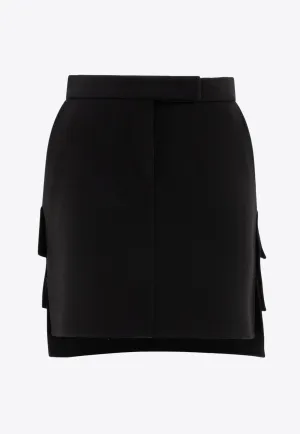 Caro Wool Mini Skirt