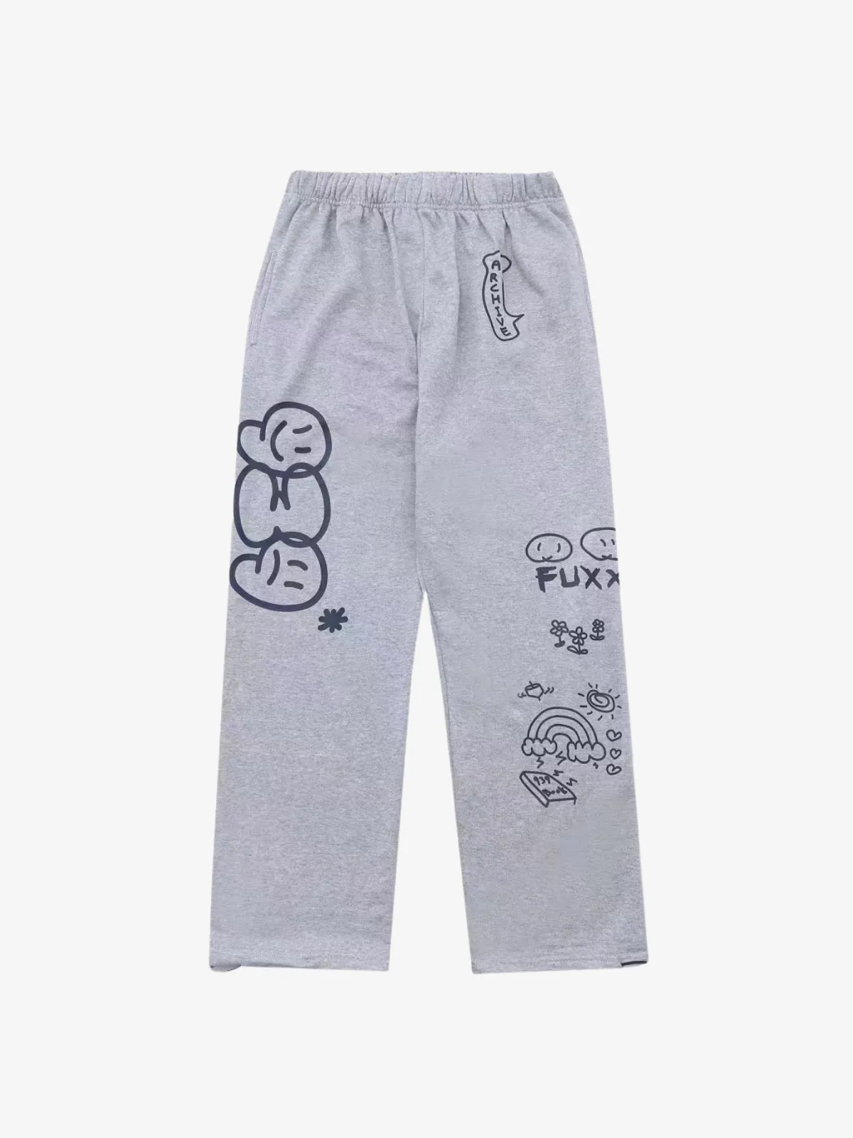 CARTOON LETTER SWEAT PANTS