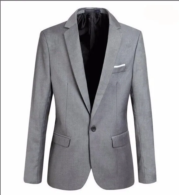Casual Blazer Men Fashion Plus Size Business Slim Fit Jacket Suits Masculine Blazer Coat Button Suit Men Formal Suit jacket