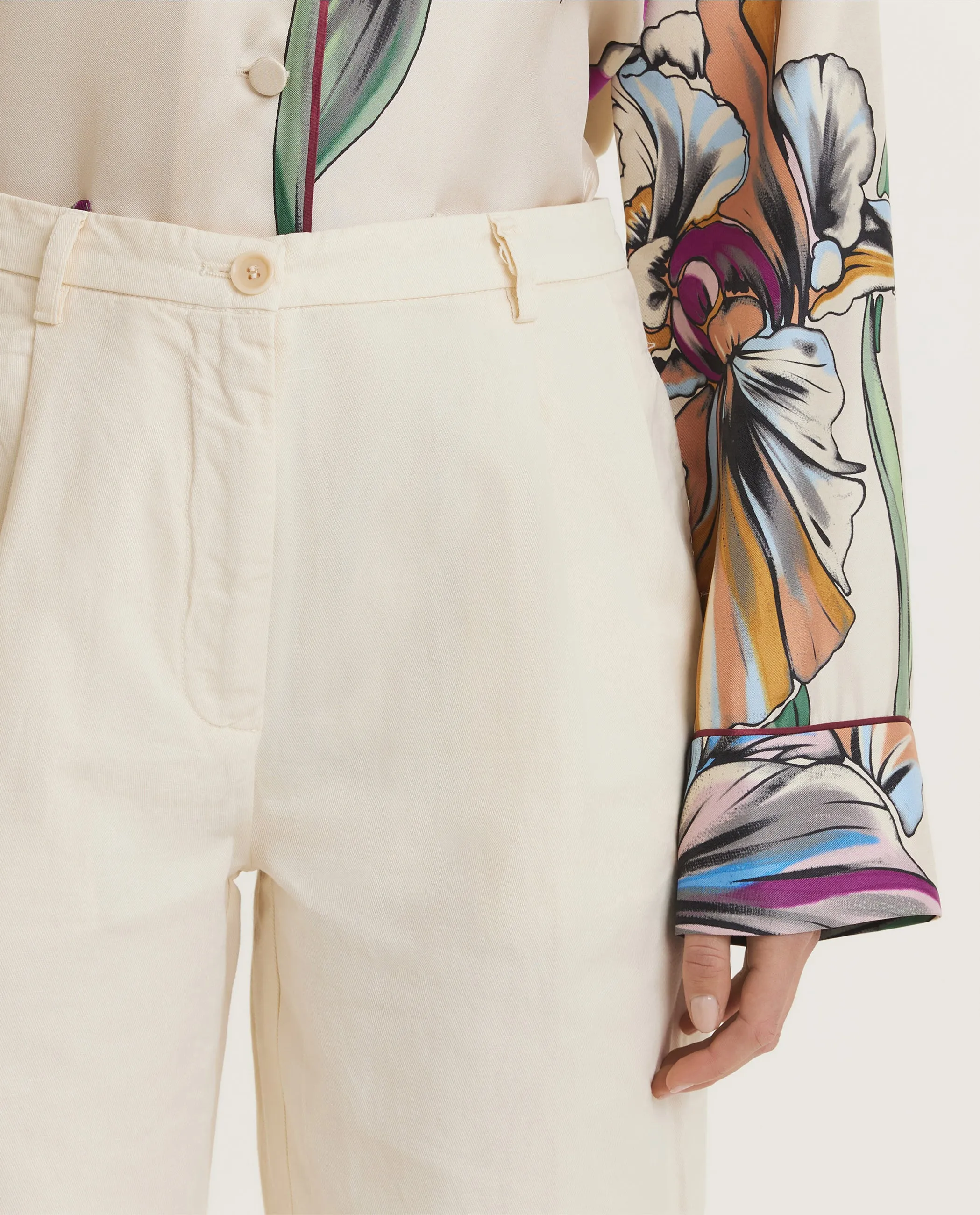 Cavalry Twill Broek - Ecru