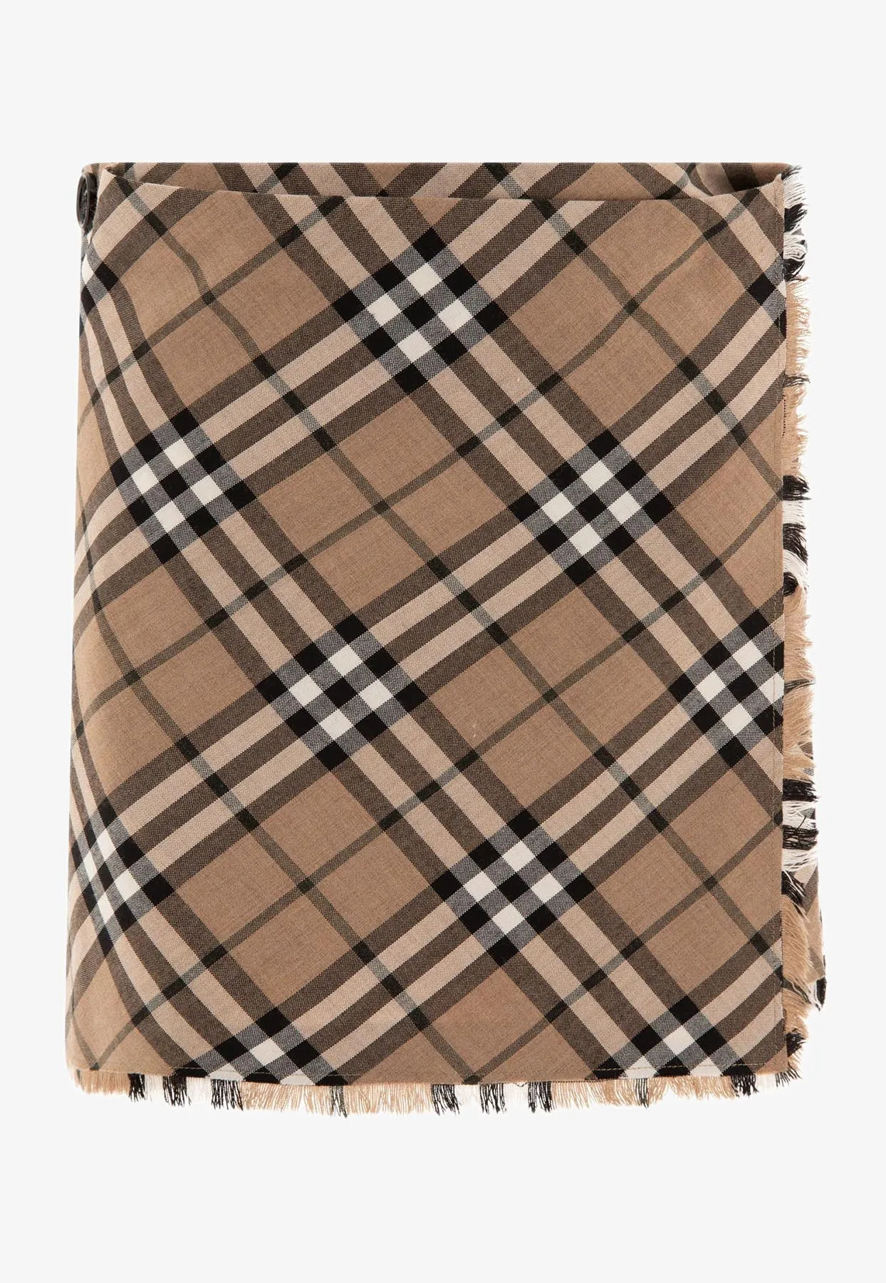Check Pattern Mini Skirt