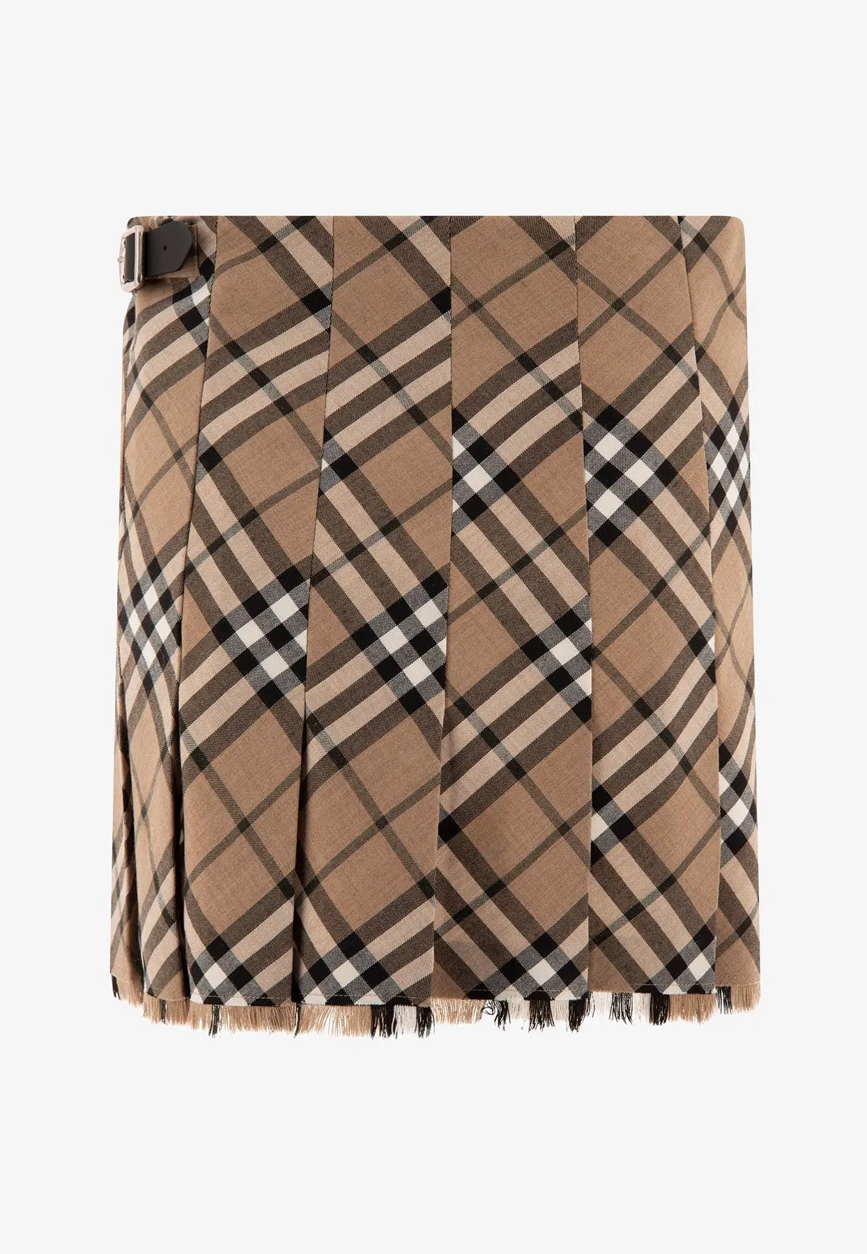 Check Pattern Mini Skirt