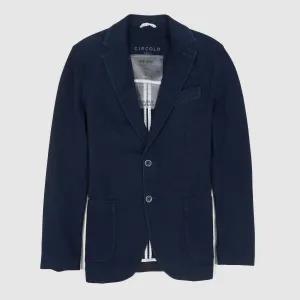 Circolo 1901 Man Indigo Dyed Easy Blazer Jacket