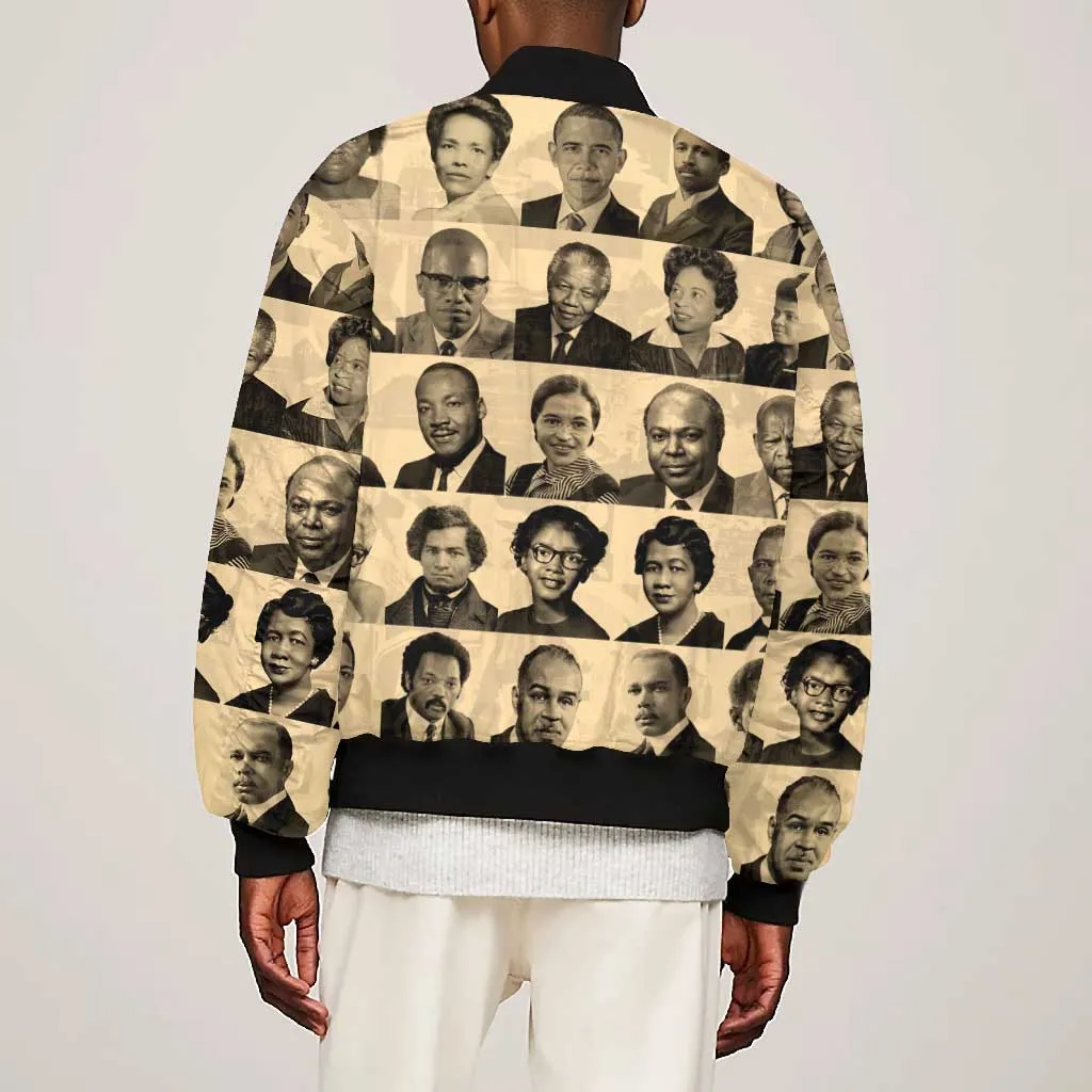 Civil Rights Leaders Bomber Jacket African-American DT02