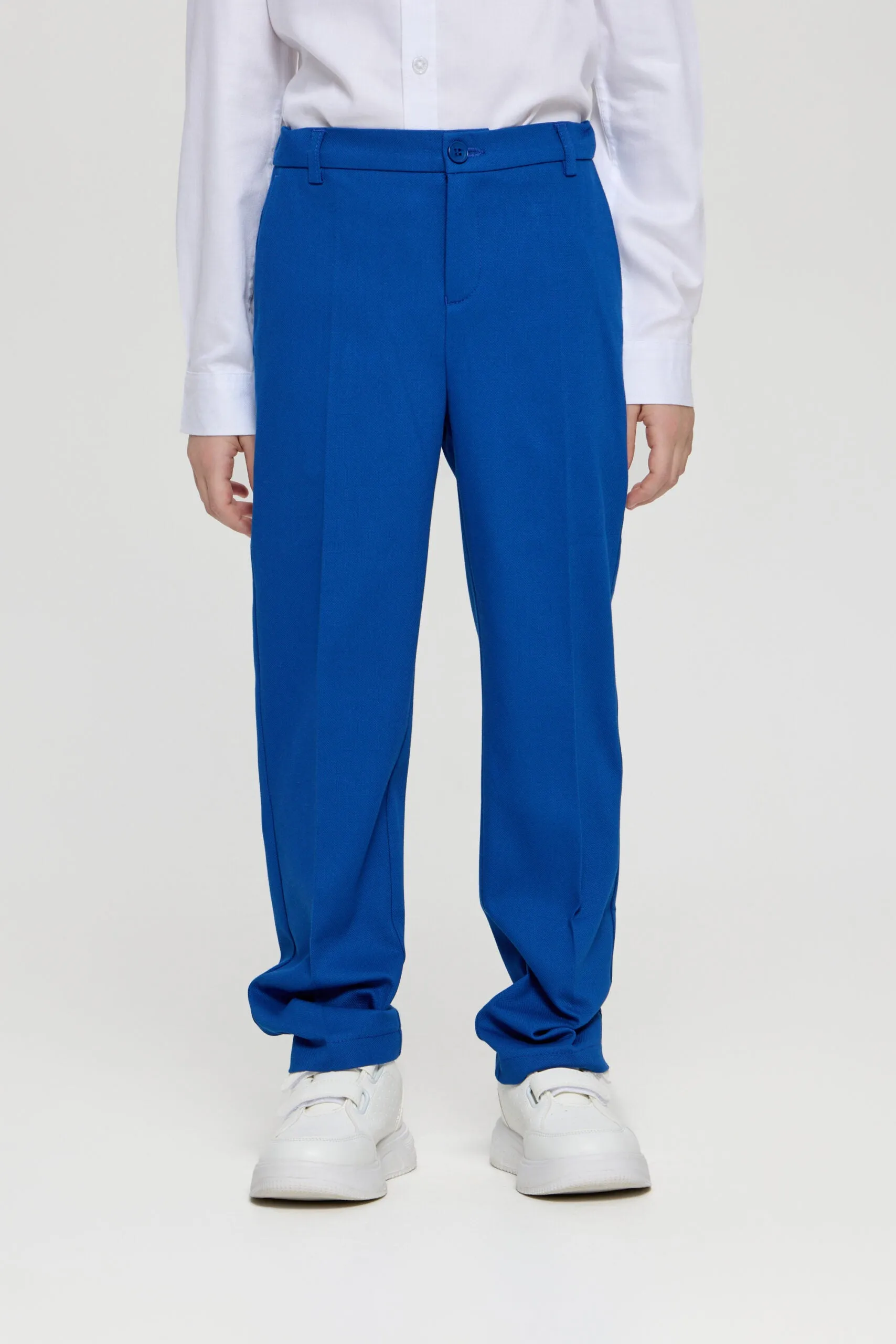 Contrast Button Blazer and Pant Set