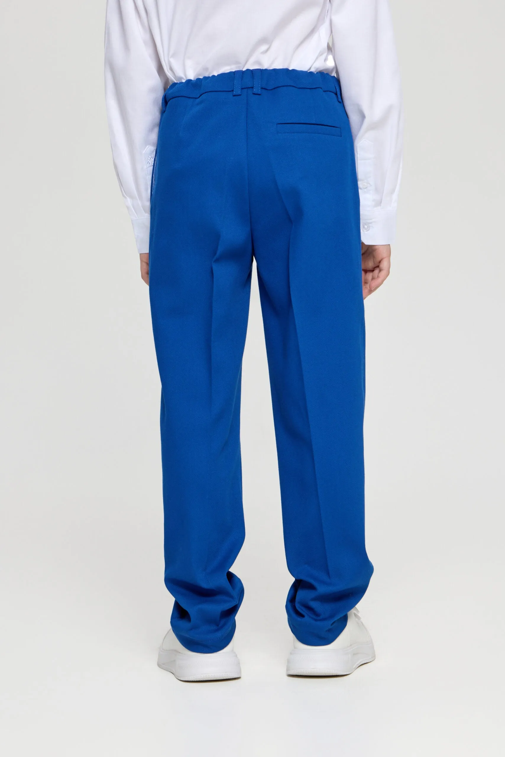 Contrast Button Blazer and Pant Set