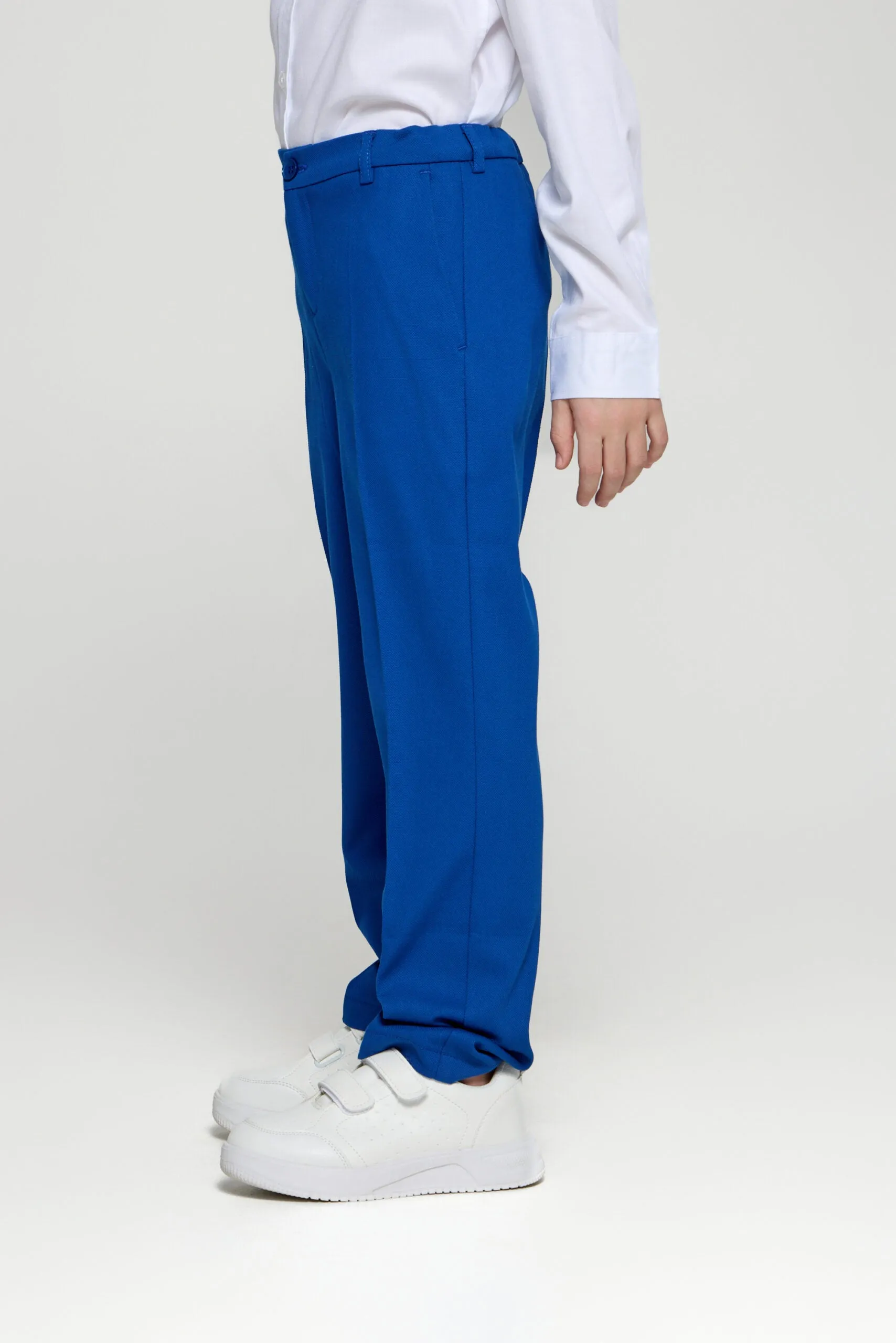 Contrast Button Blazer and Pant Set