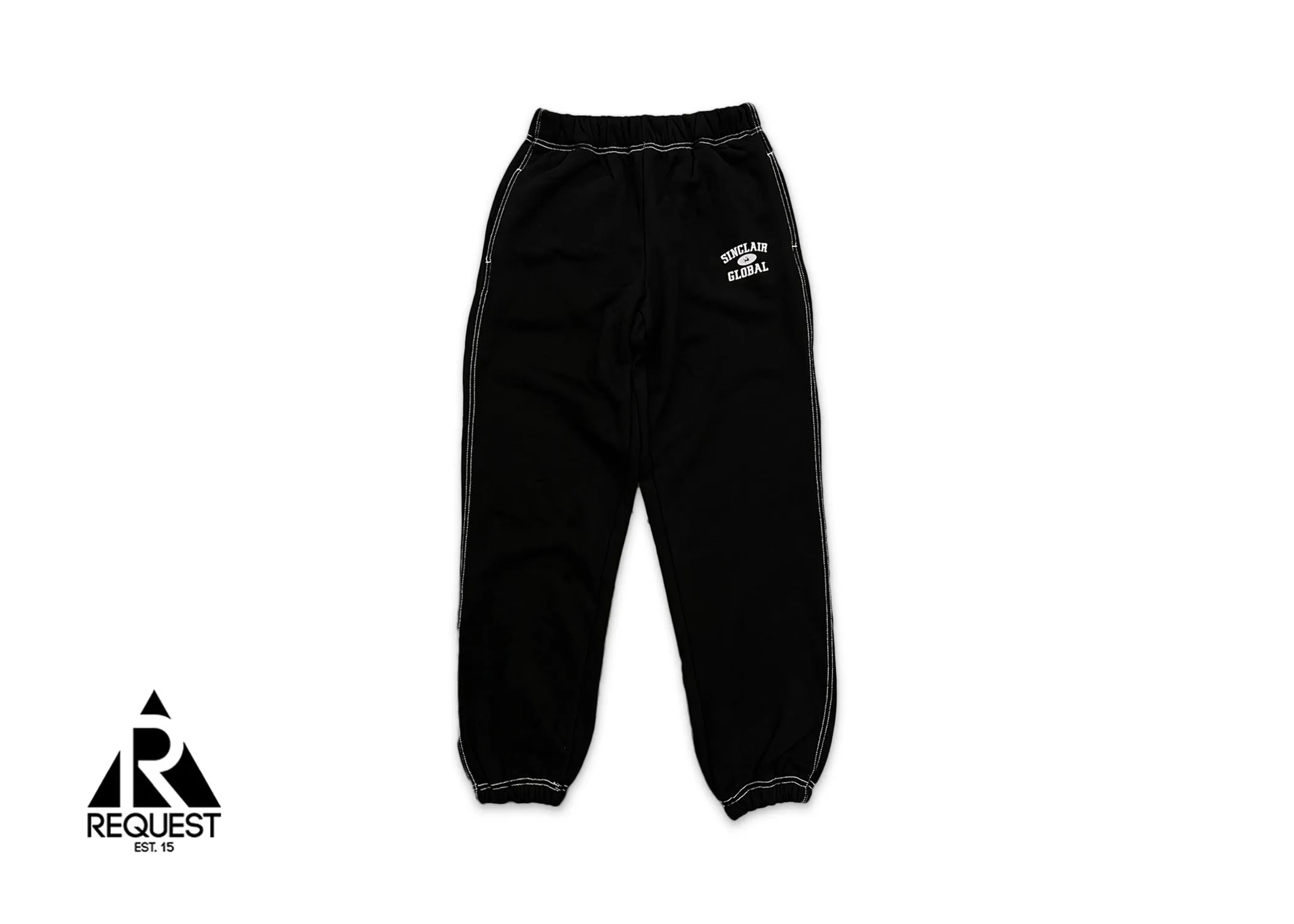Contrast Stitch Athletic Sweatpants "Charcoal Grey"