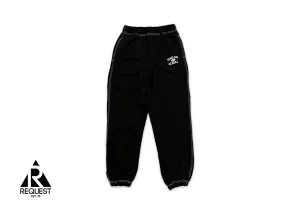 Contrast Stitch Athletic Sweatpants "Charcoal Grey"