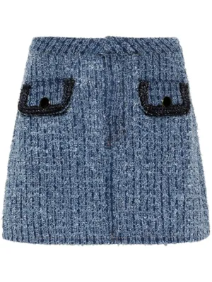 Cotton mini skirt