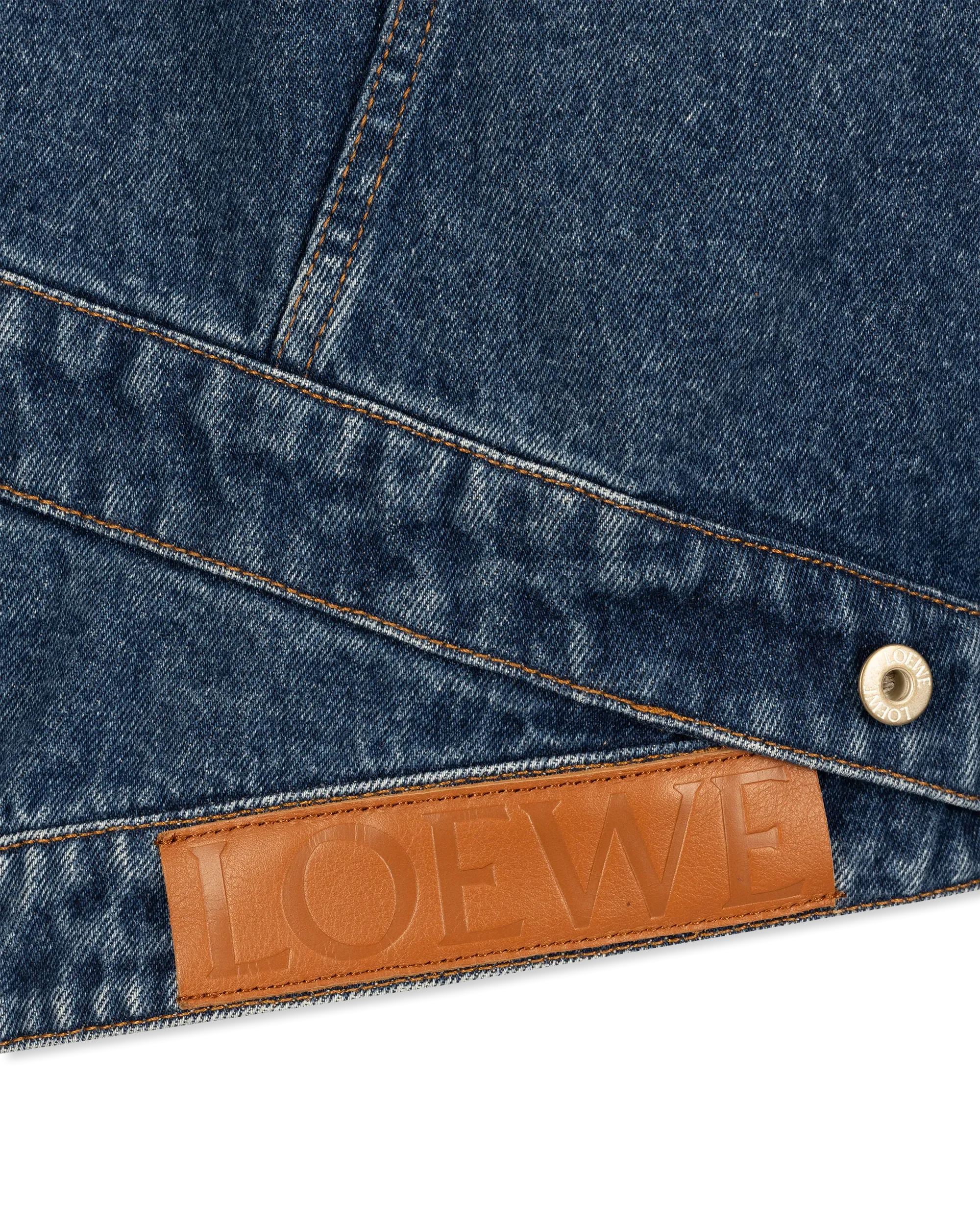 Cotton Trompe L'Oeil Denim Jacket