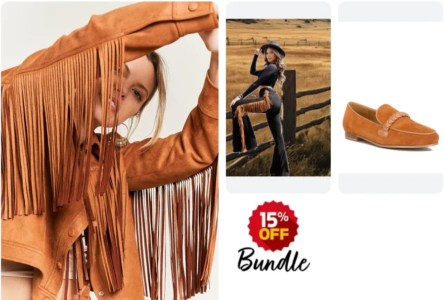 Country Brown Suede Outfit Bundle