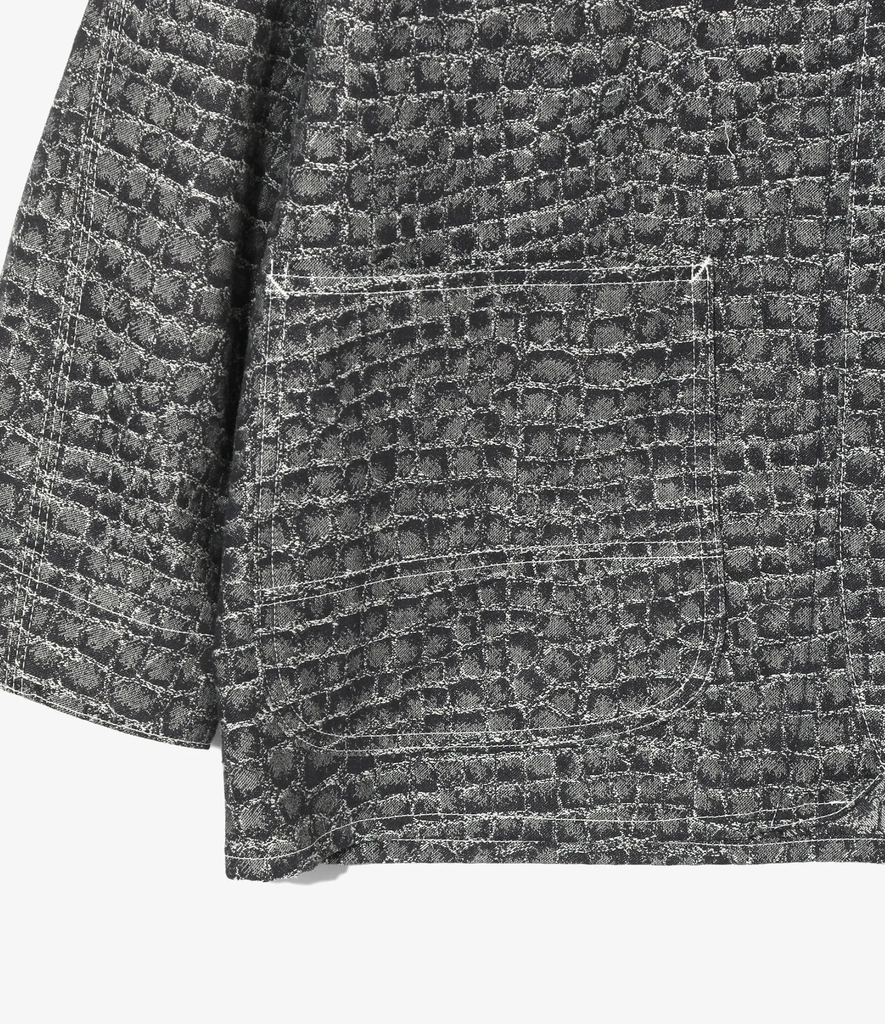 Coverall - 10oz Denim / Crocodile Jacquard
