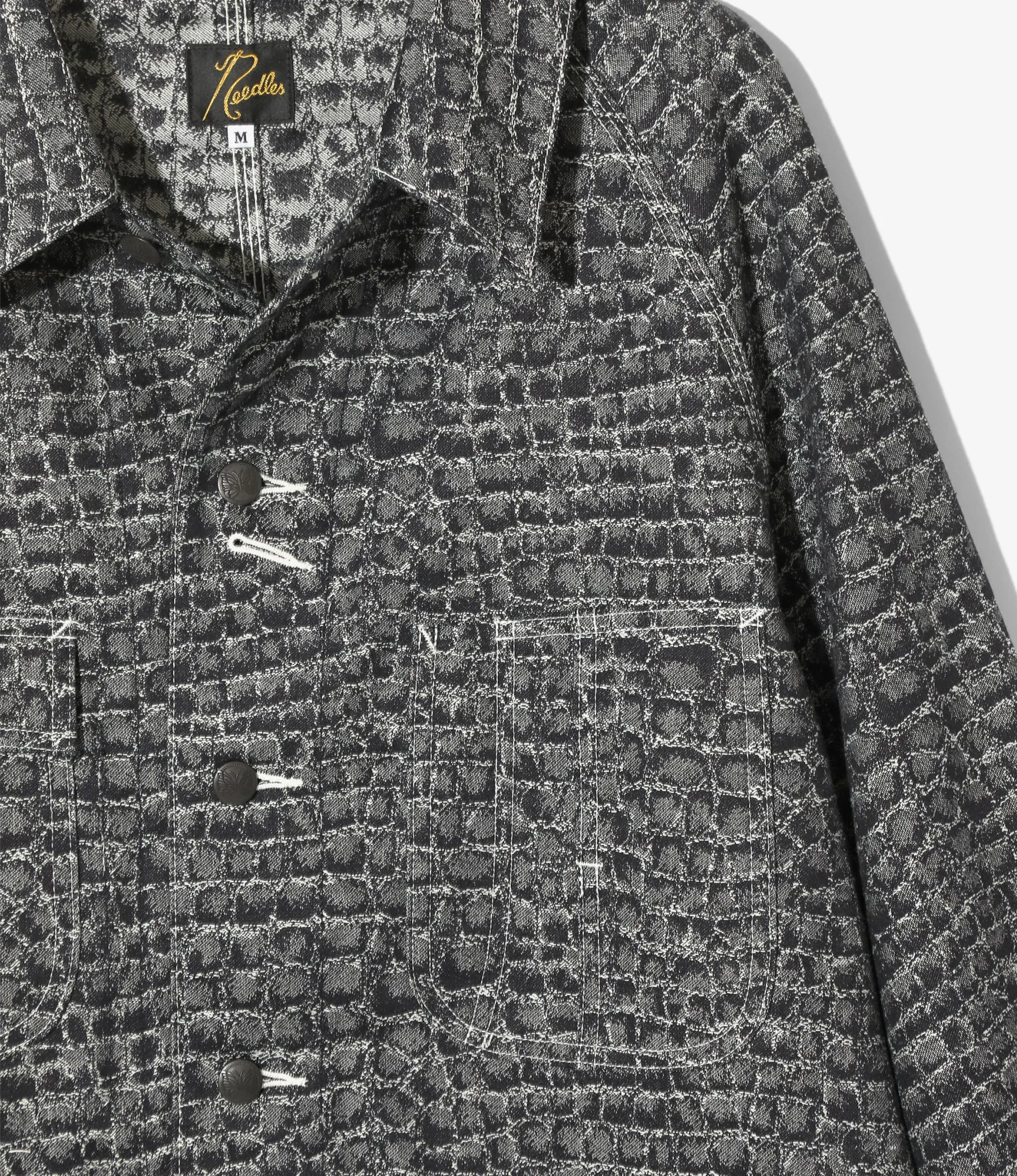 Coverall - 10oz Denim / Crocodile Jacquard