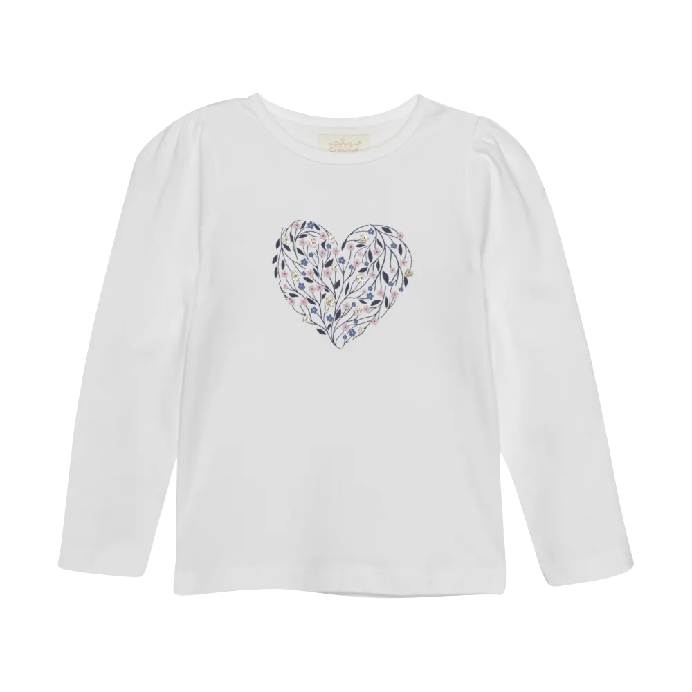 Creamie Heart Design Top